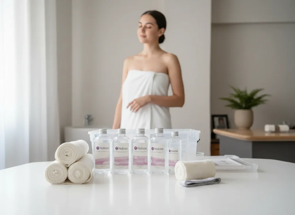 Bajar de peso en casa con el kit de vendas térmicas Nalase: tratamiento efectivo sin pasar hambre ni medicamentos. Compra en línea y recibe tu kit en casa.
